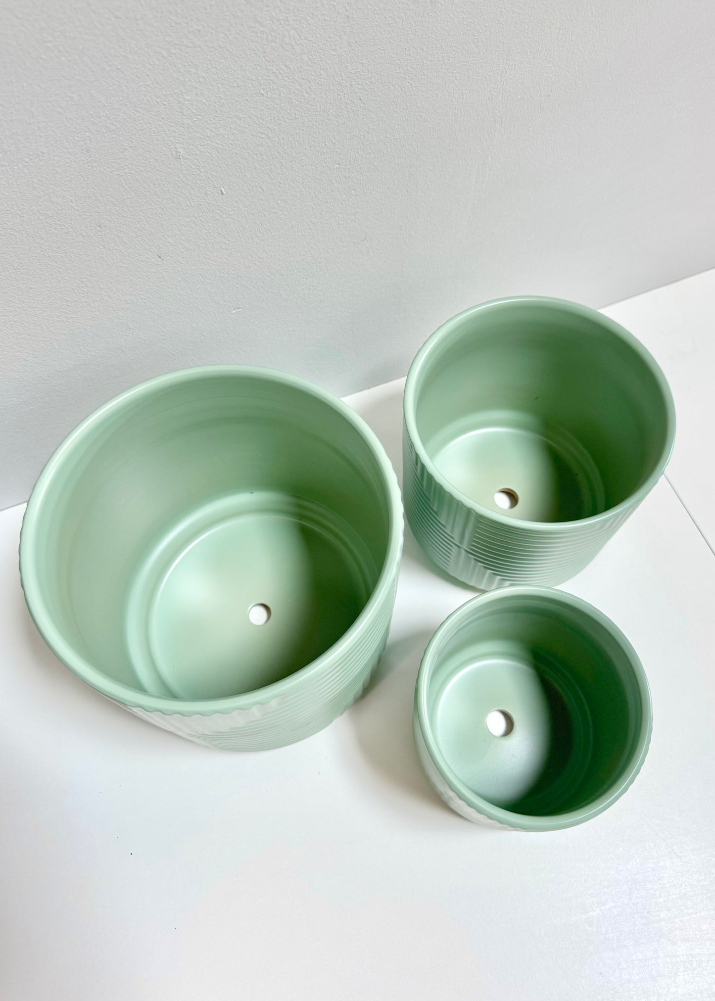 Macetero Trama verde