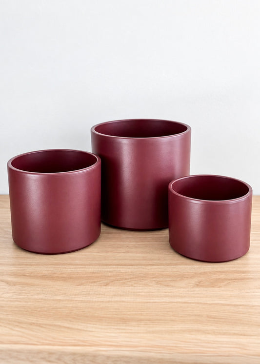 Macetero Burgundy